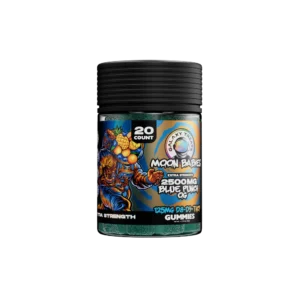 moon babies blue punch d8 d9 thcp extra strength gummies