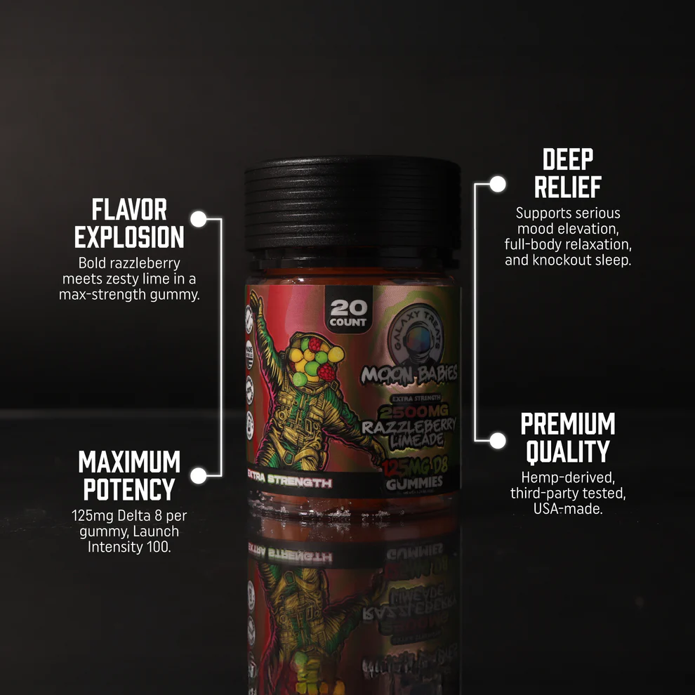 moon babies razzleberry limeade d8 extra strength gummies moon babies razzleberry limeade d8 extra strength gummies