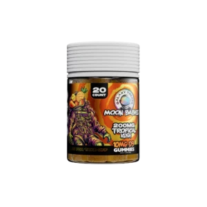 moon babies tropical kush d9 gummies
